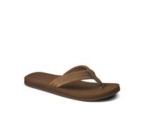 Reef Mens The Groundswell Suede Leather Flip Flops - Tan - 12 UK
