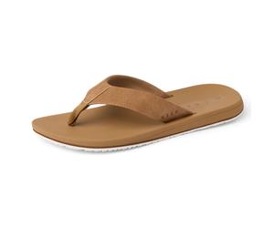 Reef Mens The Nox Vegan Leather Flip Flops