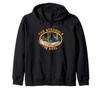 Reef Rags The Struggle Is Reel Fishing Zip Hoodie