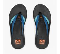 Reef Reef FANNING Mens Toe-Post Sandals Blue/Black/Orange - UK 10 - Blue