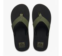 Reef Reef THE LAYBACK Mens Toe-Post Sandals Black/Olive - UK 9 - Green