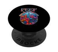 Reef roulette, champion in fins PopSockets Adhesive PopGrip