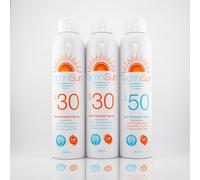 Reef-Safe TechniSun SPF 30/50 3 for 2 Sunscreen offer - Broad Spectrum UVA/UVB Protection - Water Resistant, Ol-Free, Non-Greasy, for Face & Body 300ml x 3