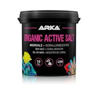 Reef Salt for Marine Aquariums - ARKA Organic Active Salt 10 kg - with organic activators for coral colour & growth - phosphate-free & fast dissolving - stabilises water values - ideal for SPS, LPS