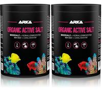 Reef Salt for Marine Aquariums - ARKA Organic Active Salt 1kg - with organic activators for coral colour & growth - phosphate-free & fast dissolving - stabilises water values - ideal for SPS, LPS