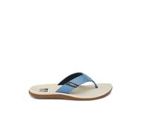 Reef Santa Ana Men's Flip Flop, Arch Support, Water Friendly, Non Marking Outsole, Oat/Blue/Gum, 13