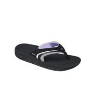 REEF Slap Womens Beach Flip Flop, Arch Support, Durable Outsole, Water Friendly, Grey/Purple, 6.5 UK