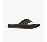 Reef The Layback Mens Toe-post Sandals Black/olive - Green - Size UK 12