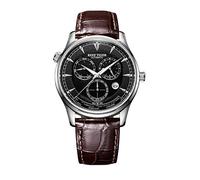 REEF TIGER Men's Watch Analogue Automatic Steel Case with Leather Strap RGA1951-YBS