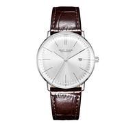 REEF TIGER Men's Watch Analogue Automatic Steel Case with Leather Strap RGA8215 (RGA8215-YWS)