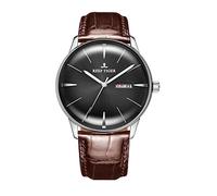 REEF TIGER Men's Watch Analogue Automatic Steel Case with Leather Strap RGA8238-YBS