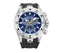 REEF TIGER Men's Watch Analogue Quartz Steel Case with Rubber Strap RGA303-YLB