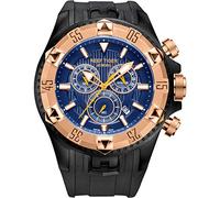 REEF TIGER Men's Watch Analogue Quartz Two Tone Case with Rubber Strap RGA303-PLB