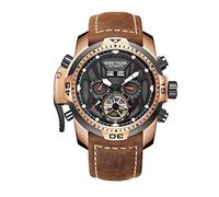 REEF TIGER Men's Watch Automatic Rose Gold Case with Rubber Strap RGA3532-PBRO