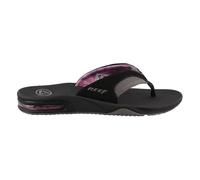 Reef Fanning Womens Flip Flops - Black Grey UK 5