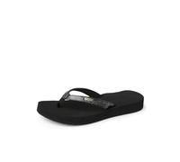 Reef Women's Reef Star Cushion Sassy Flip Flops, Black Silver, 3 UK
