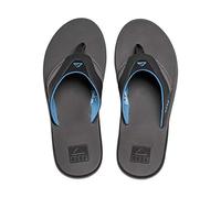 Reef Fanning Flip Flops - Grey & Light Blue - UK 12 (EU 46)
