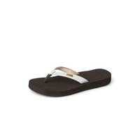 Reef Women's Reef Star Cushion Sassy Flip Flops, Brown White, 4 UK