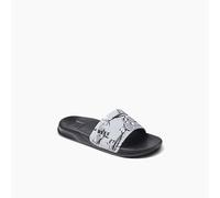 REEF Unisex-Child Kids One Slide Sandal, Grey Camo Shark, 3 Big Kid