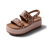 Reef Water Vista Higher Sandals Leopard Print Water Friendly Shoes UK Size 5