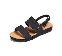 Reef Water Vista Sandals - Black, Black, Size 7, Women Black