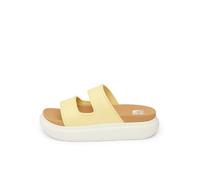 Reef Women's Cushion Bondi 2 Bar Slide Sandal, Pale Banana, 5 UK