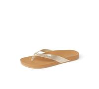 Reef Women's Cushion Court Sandal, Tan/Champagne, 3 UK