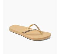 Reef Womens CUSHION BOUNCE STARGAZER GEMSTONE - Beige Rubber - Size UK 4