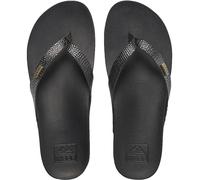 Reef Womens Cushion Court Summer Beach Sandals Thongs Flip Flops - Black Sassy