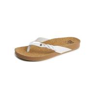 Reef Women's Cushion Court Twist Flip-Flop Sandals, White, 8 UK