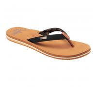 Reef Women's Cushion Sands Flip-Flop, Black/Tan, 9 UK