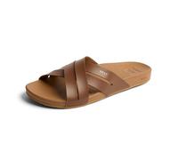 REEF Women's Cushion Spring Bloom Slide Sandal, Chocolate, 4.5 UK