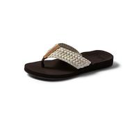 Reef Women's Cushion Threads Flip-Flop, Vintage White, 7.5 UK