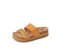 36 Reef Womens Cushion Vista Hi Sandals Beige Size 3.5