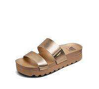 REEF Women's Cushion Vista Hi Platform Sandal, Golden Hour, 3.5 UK