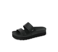Reef Women's Cushion Vista Hi Sandal, Black/Black, 8.5