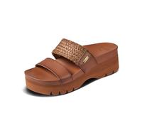 REEF Women's Cushion Vista Higher Sandal, Espresso Raffia, 5.5 UK