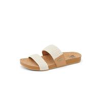 REEF Women's, Cushion Vista Slide, Natural Crochet Textile, 7.5