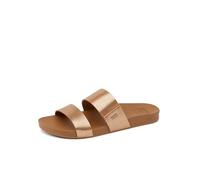 Reef Womens Cushion Vista Vegan Leather Copper Tan Sandals 5.5 UK