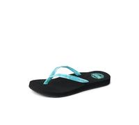 REEF Women's Ginger Beach Flip Flops, Blue/Black, 6.5 UK