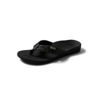 Reef Ortho-spring, Women’s Fashion Casual Flip-Flop, Black/Black Glitter, 9 UK (42.5 EU)