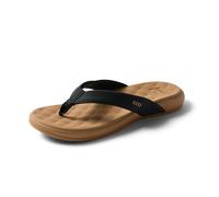 Reef WOMENS SANDALS, CUSHION MELODY, BLACK/TAN, 7 UK