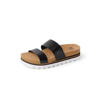 Reef Women's Cushion Vista Hi Slide Sandal, Black, 5 UK