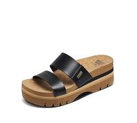 Reef Women's Cushion Vista Higher Sandal, Black, 5 UK