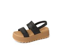 Reef WOMENS SANDALS, WATER VISTA HIGHER, BLACK/TAN, 4 UK