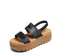 Reef WOMENS SANDALS, WATER VISTA HIGHER, BLACK/TAN, 9 UK