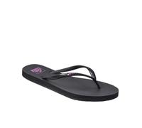 Reef Women's Seaside flip Flops, Black Purple, 3 UK