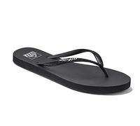 Reef Womens Seaside Flip Flops - Black White Womens Footwear Size - 8