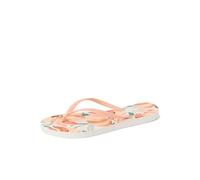 REEF Women's Seaside Prints Flip-Flop, Apricot Floral, 5.5 UK