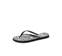 REEF Women's Seaside Prints Sandal, Black/Vintage Tropic, 13